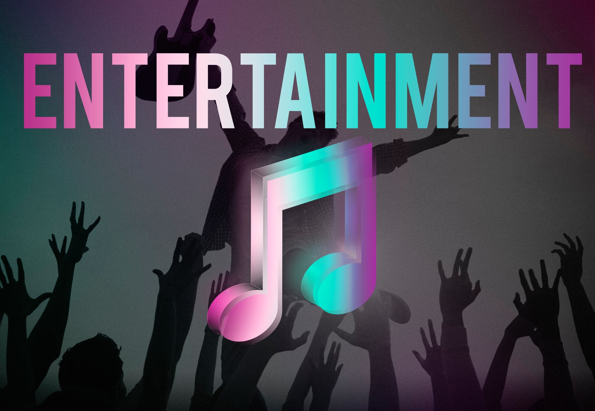 Digital Music Streaming Online Entertainment Media Concept